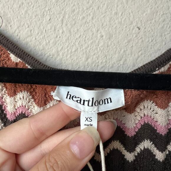 NWT Heartloom Bennet Chevron Knit Maxi Dress Size XS - Picture 5 of 8